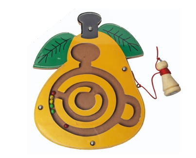 Tinkerbuds Mango-Shaped Magnetic Maze | Hand-Eye Coordination Toy for Toddlers