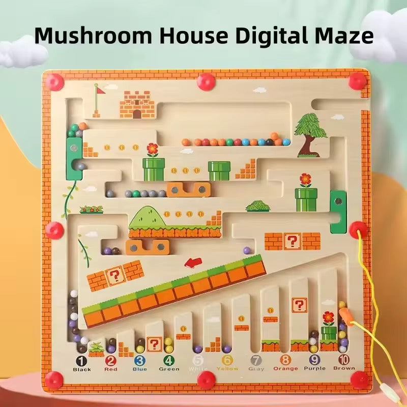 Tinkerbuds Montessori Magnetic Maze Game | Hand-Eye Coordination Toy for Kids
