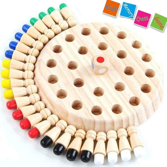 Tinkerbuds Wooden Memory Match Chess for Kids | Brain Development Toy