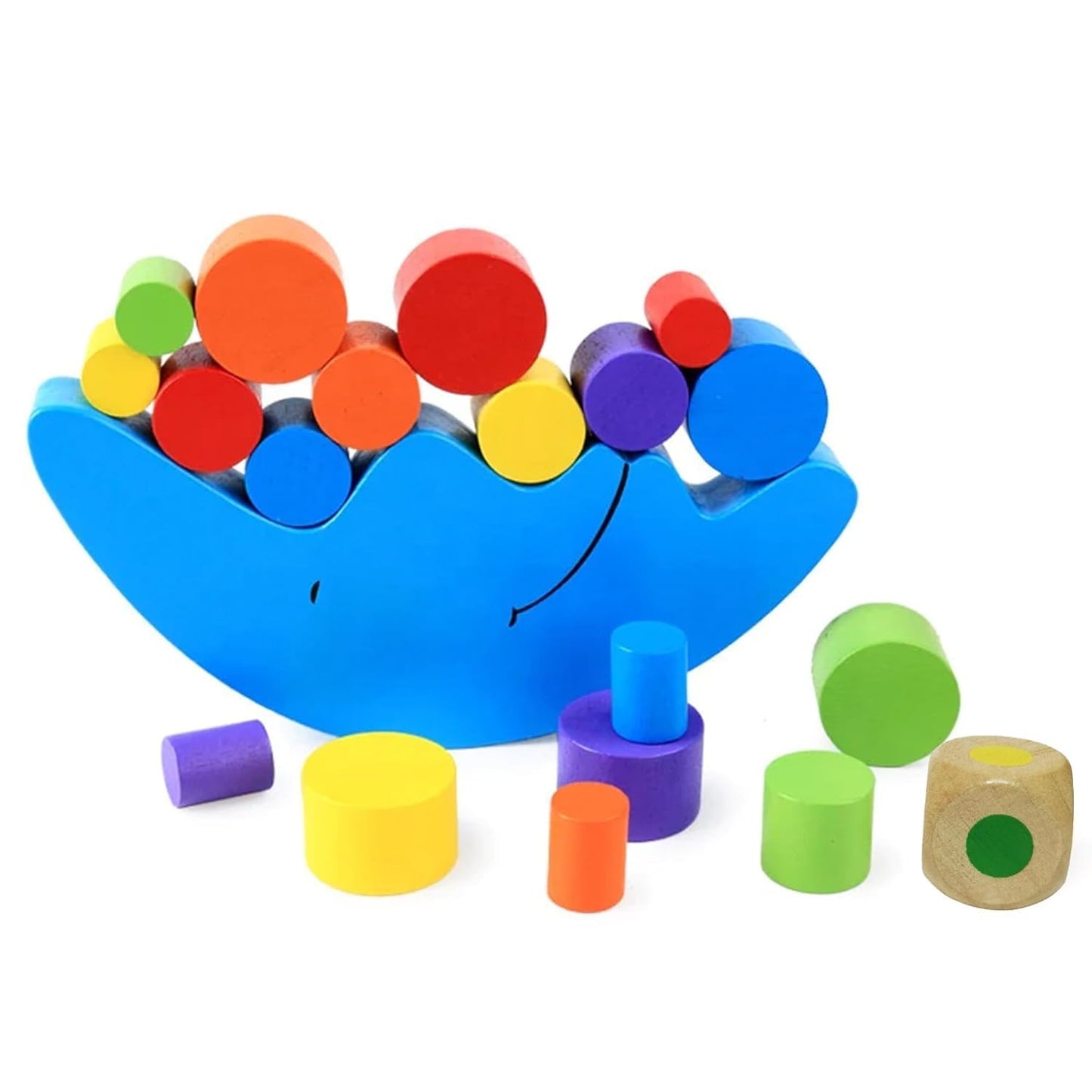 Wooden Moon Balance Blocks | Fine Motor & STEM Skill Building Toy
