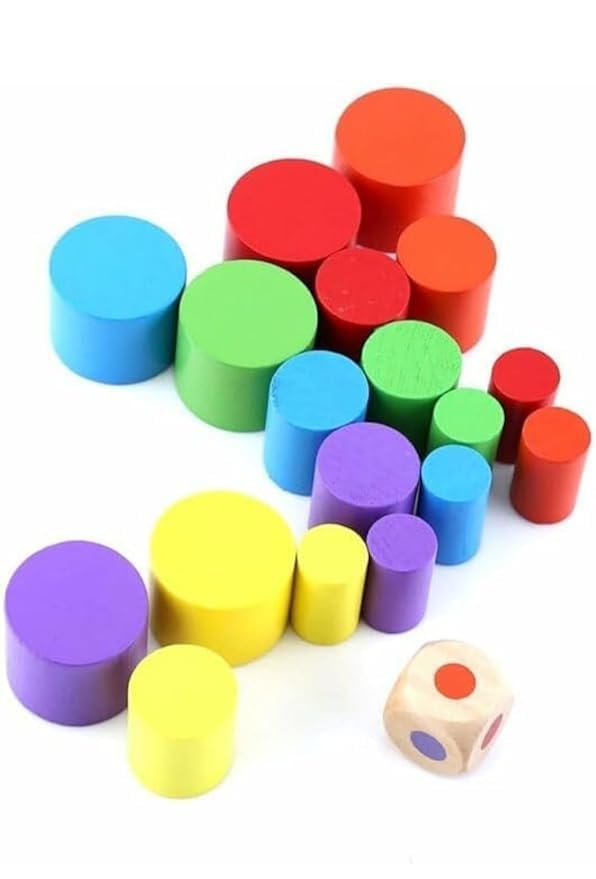 Wooden Moon Balance Blocks | Fine Motor & STEM Skill Building Toy