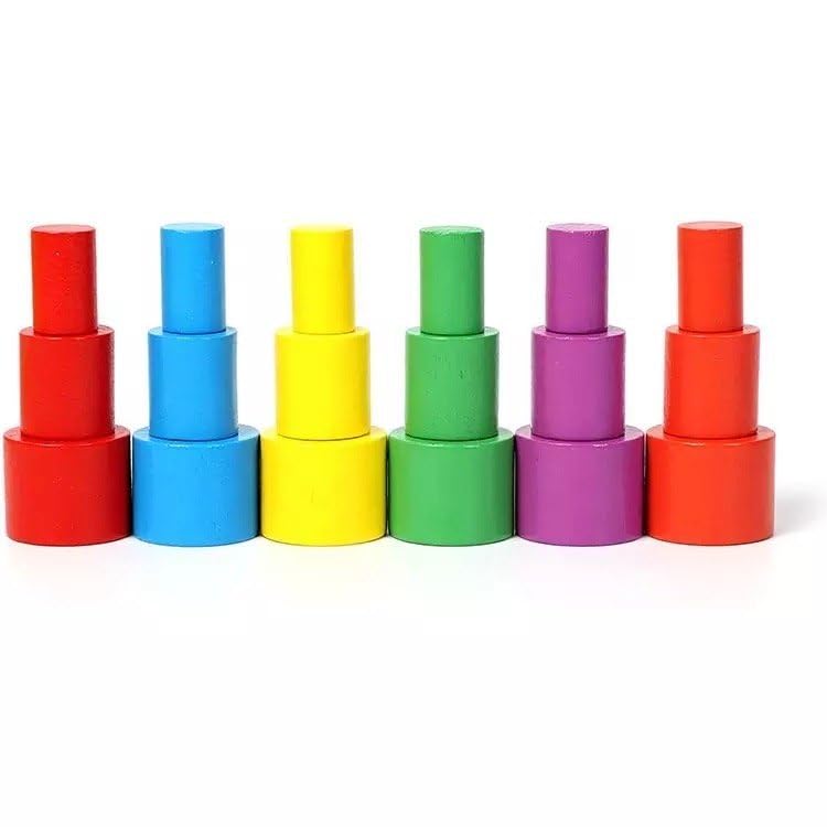 Wooden Moon Balance Blocks | Fine Motor & STEM Skill Building Toy